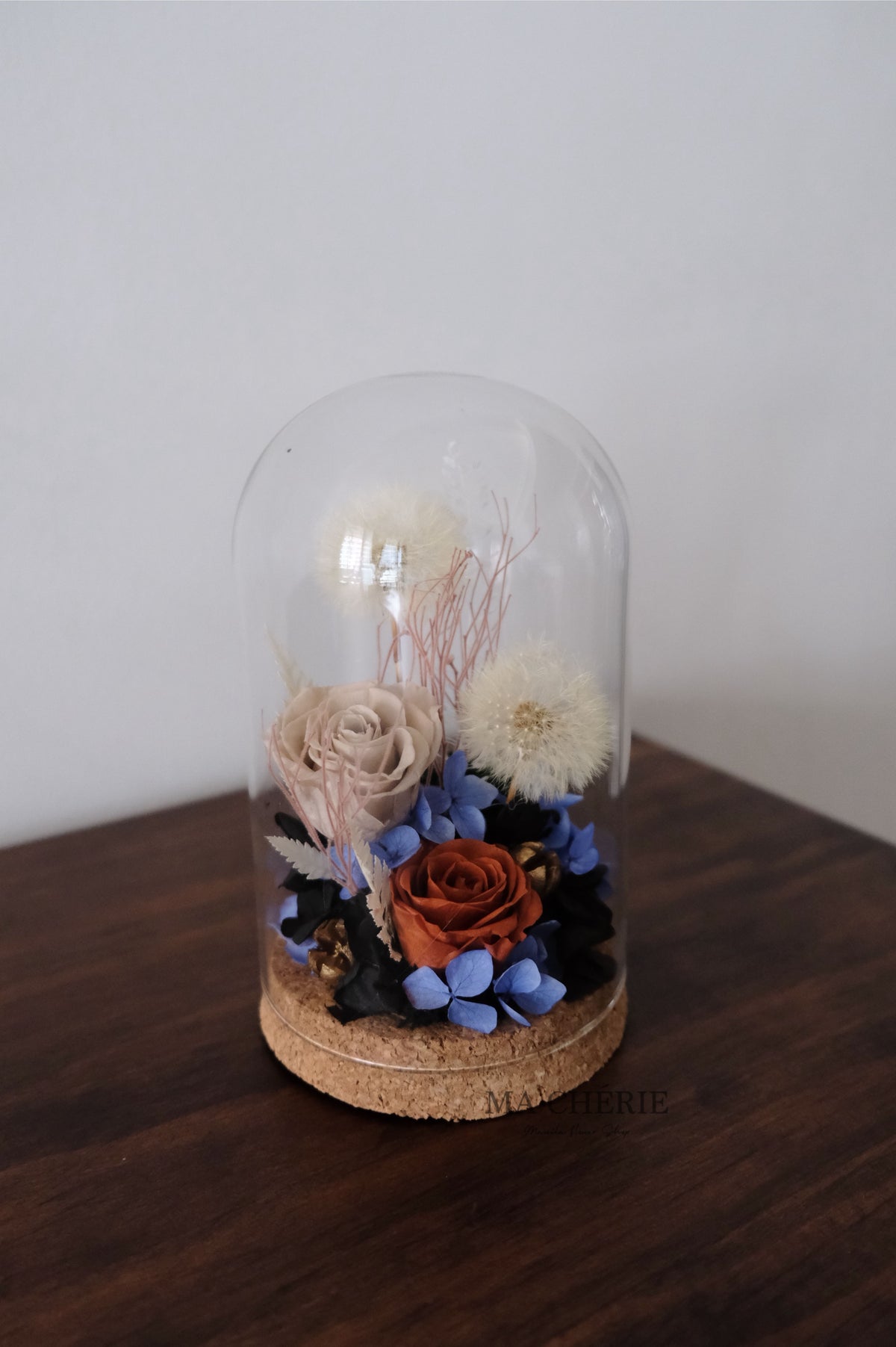 Dandelion Preserved Flower Dome