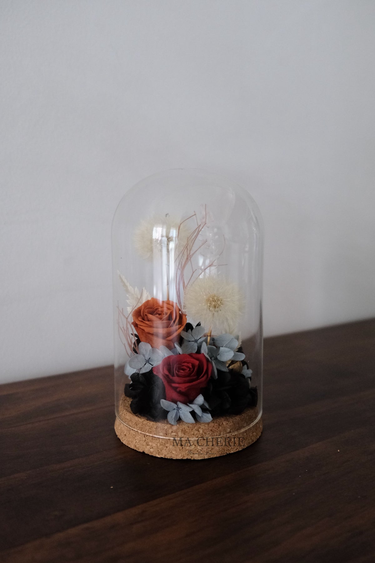 Dandelion Preserved Flower Dome