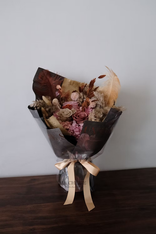 Preserved Rose & Hydrangea Bouquet