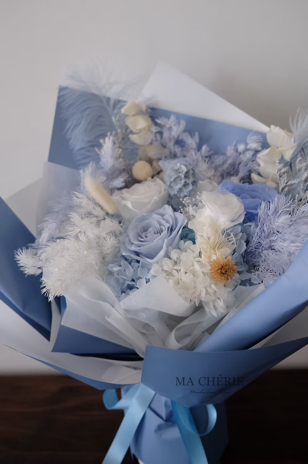 Preserved Rose & Hydrangea Bouquet