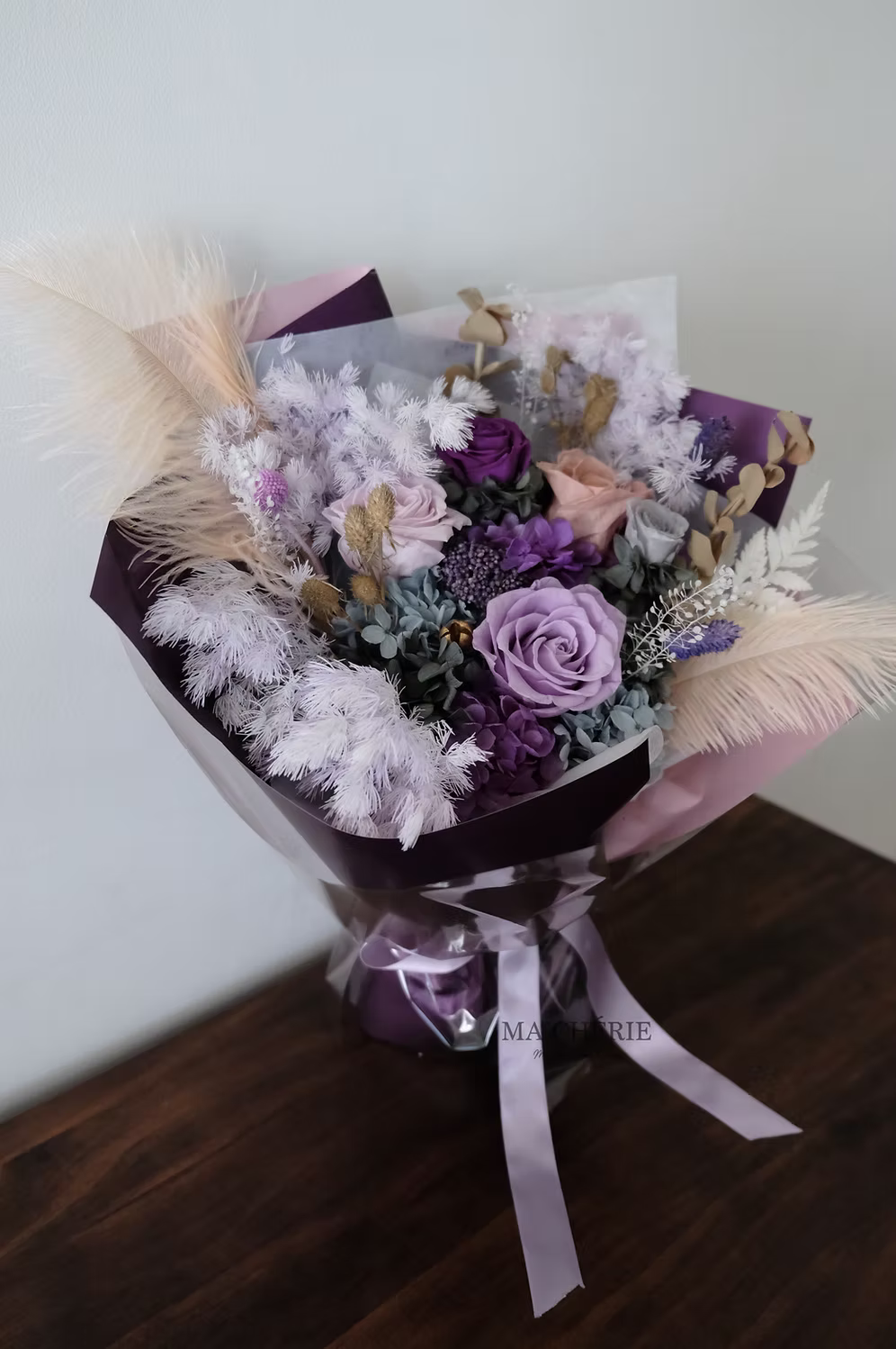 Preserved Rose & Hydrangea Bouquet