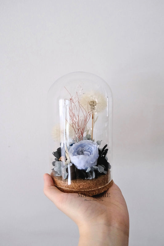 Dandelion Preserved Flower Dome