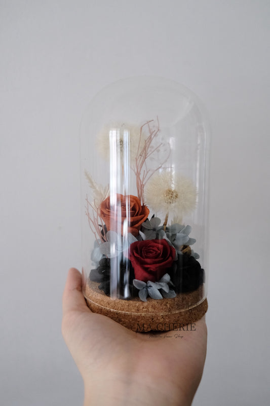 Dandelion Preserved Flower Dome