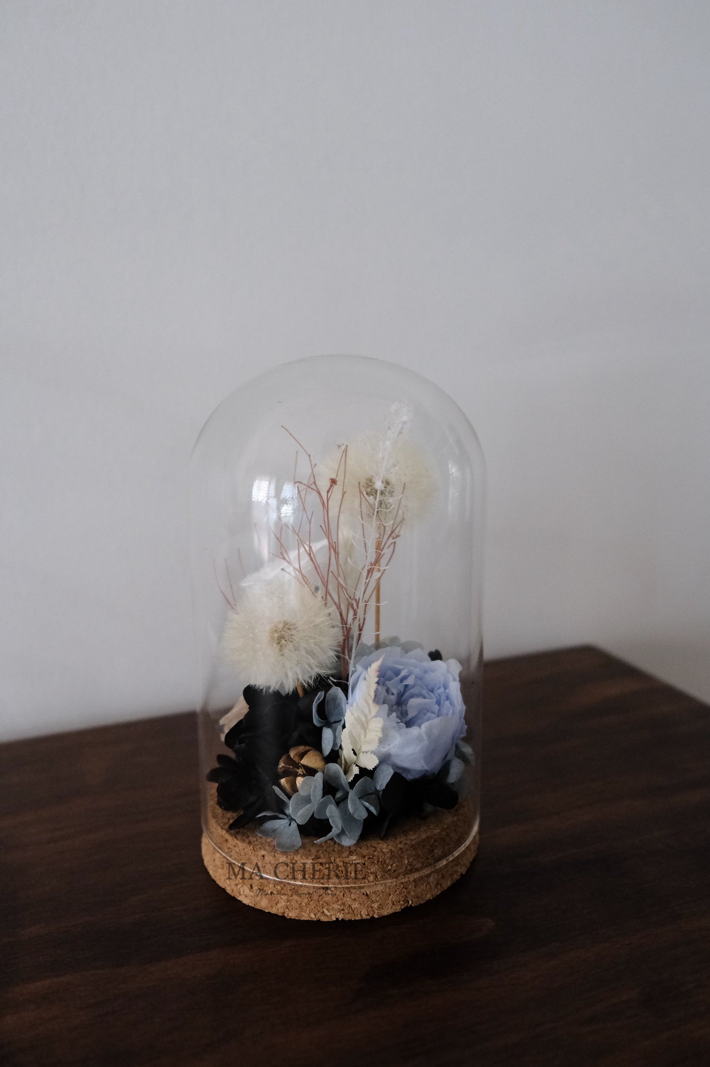 Dandelion Preserved Flower Dome