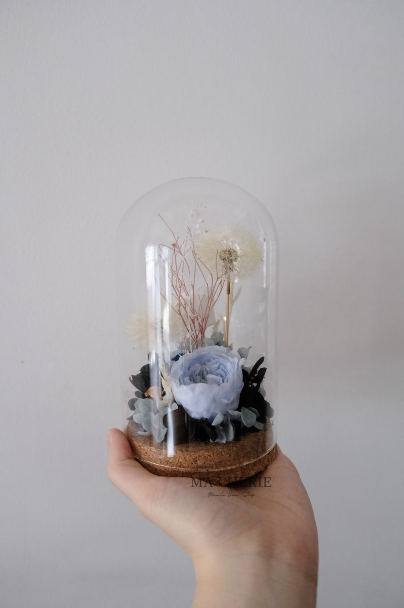 Dandelion Preserved Flower Dome